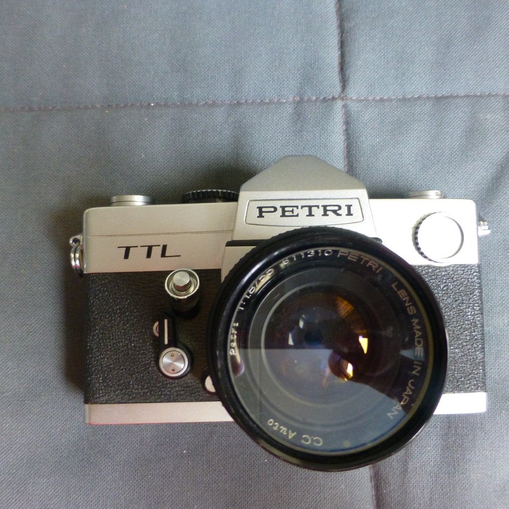 *Petri ttl camera met Petri lens, Ophalen of Verzenden, Zo goed als nieuw, Spiegelreflex, Overige Merken