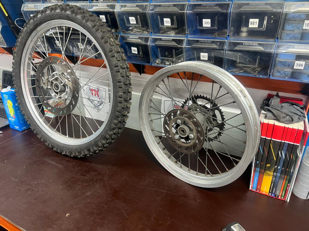 Derbi drd crossvelgen set 15mm asmaat, Ophalen, Gebruikt, Overige typen, Nvt