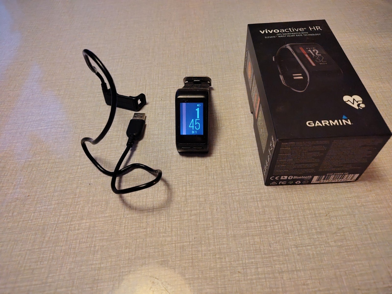 Garmin vivoactive HR sporthorloge, Sieraden, Tassen en Uiterlijk, Sporthorloges, Overige merken, Gebruikt, Zwart, Ophalen of Verzenden