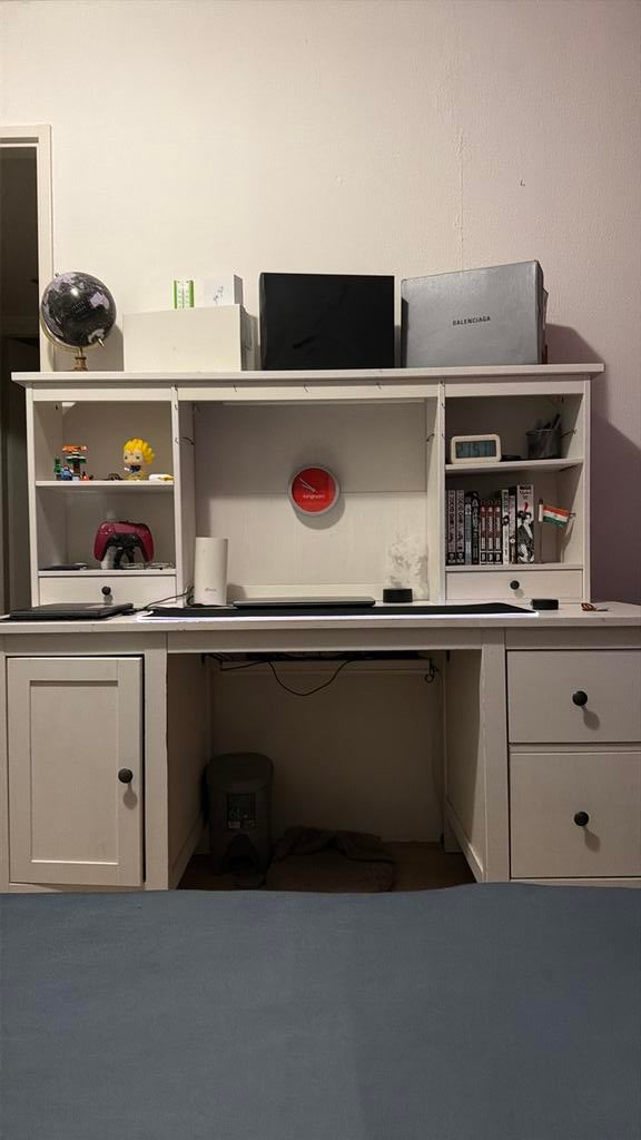 Desk / Study table white -IDANAS, Ophalen of Verzenden, Zo goed als nieuw