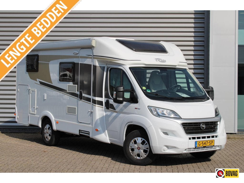 Carado T 337 Lengtebedden TV Schotel Fiat 6.90m, Standaard zit, Ringverwarming, Fiat, 6 tot 7 meter