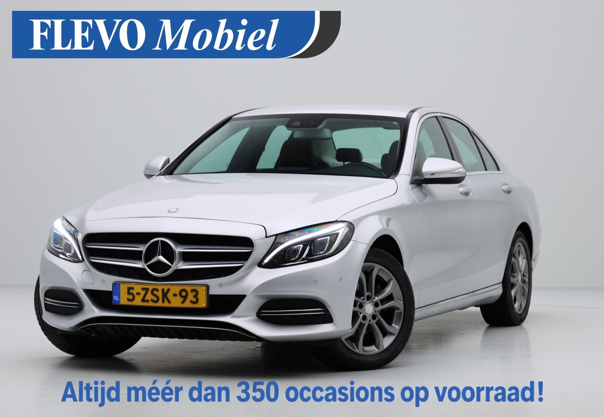 Mercedes-Benz C-klasse 180 Lease Edition Leder|LMV|PDC|Sport, Achterwielaandrijving, Gebruikt, Parkeerassistent, Bedrijf