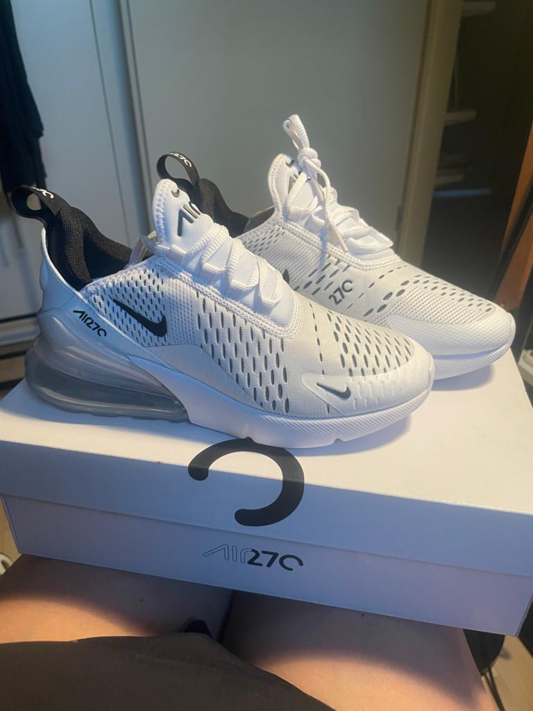 Nieuwe Nike Air Max 270 hardloopschoenen - Maat 36, Verzenden, Nieuw, Wit, Sneakers of Gympen