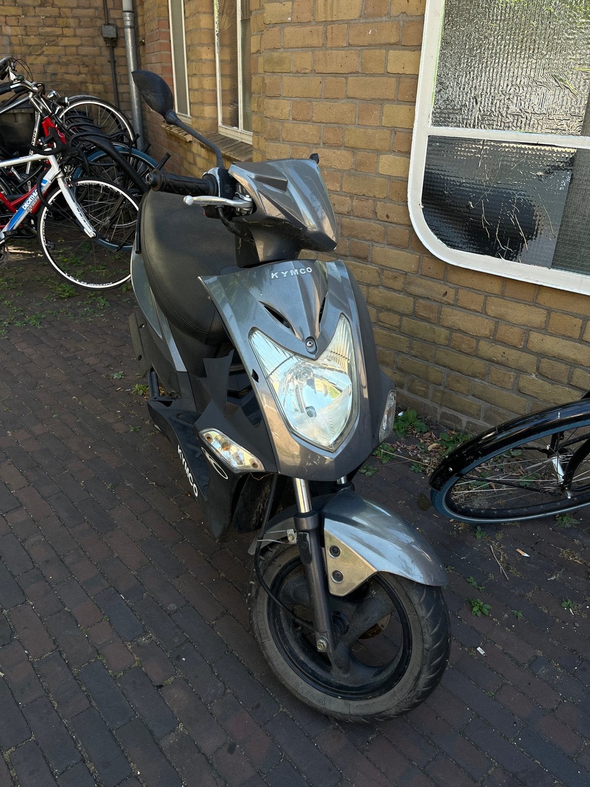 Kymco Agility 50cc Scooter - Grijs, Ophalen, Gebruikt, Maximaal 45 km/u, Agility