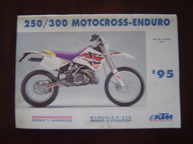 KTM 250 300 enduro 1995 bedienungsanleitung owner's manual, Motoren, Ophalen of Verzenden, Overige merken