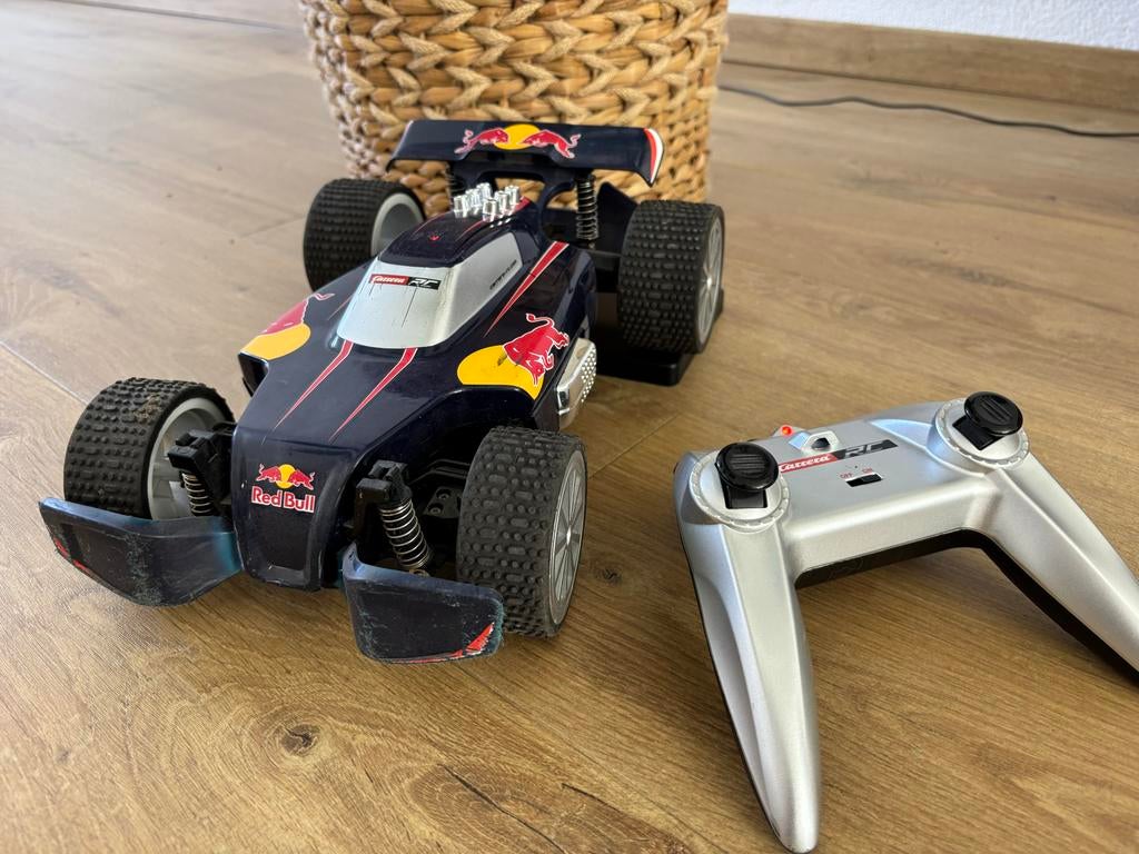 Carrera RC Red Bull Afstand Bestuurbare Auto - Werkt 100%, Elektro, Gebruikt, Ophalen of Verzenden, Auto onroad
