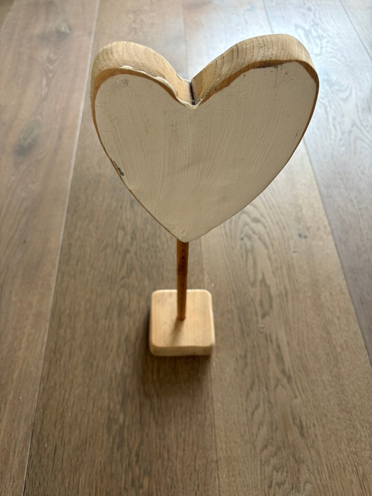 Houten hart decoratie, Hout, Gebruikt, Overige stijlen, Ophalen of Verzenden