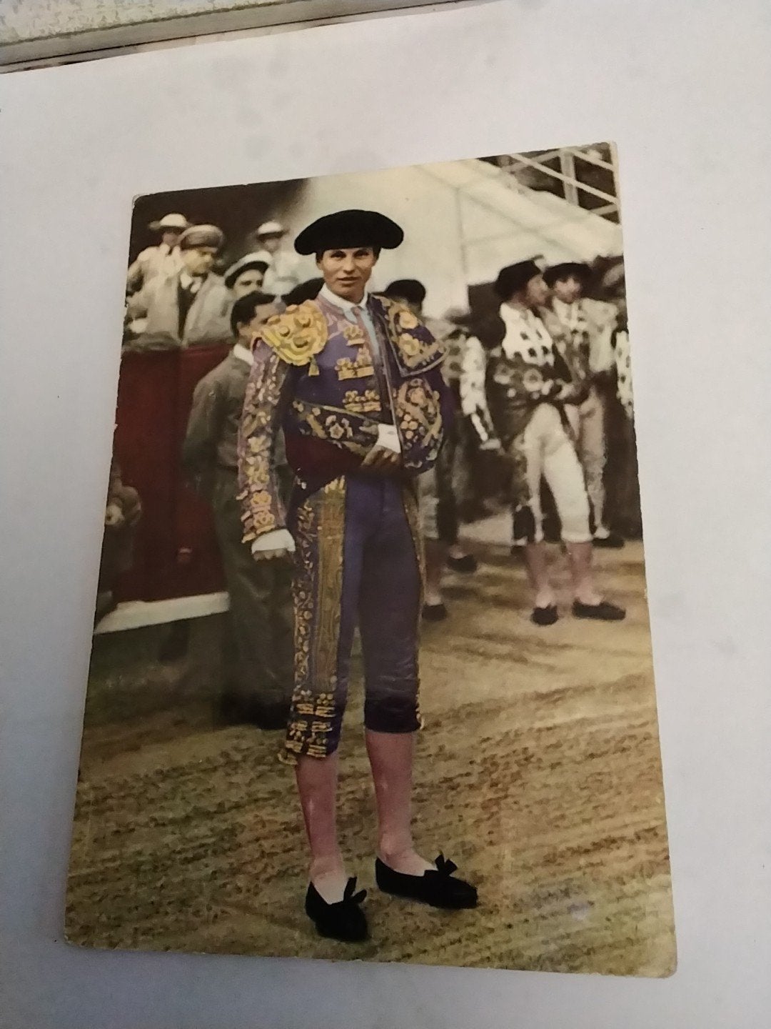Vintage Ansichtkaart Stierenvechter El Cordobes Spanje 1964, Ophalen of Verzenden