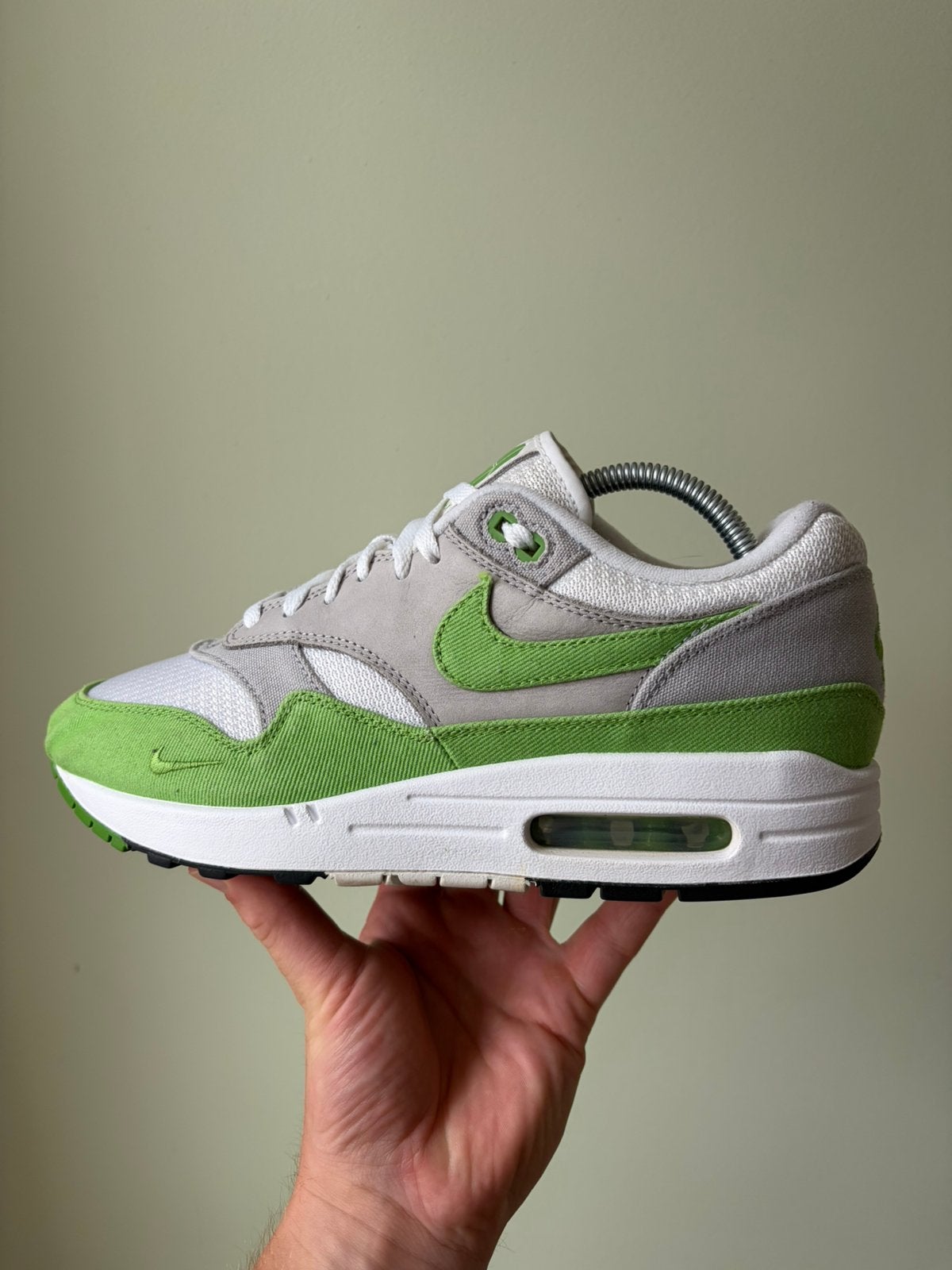 Nike Air Max 1 Patta Chlorophyll / 42,5, Overige kleuren, Ophalen of Verzenden, Sneakers of Gympen, Zo goed als nieuw