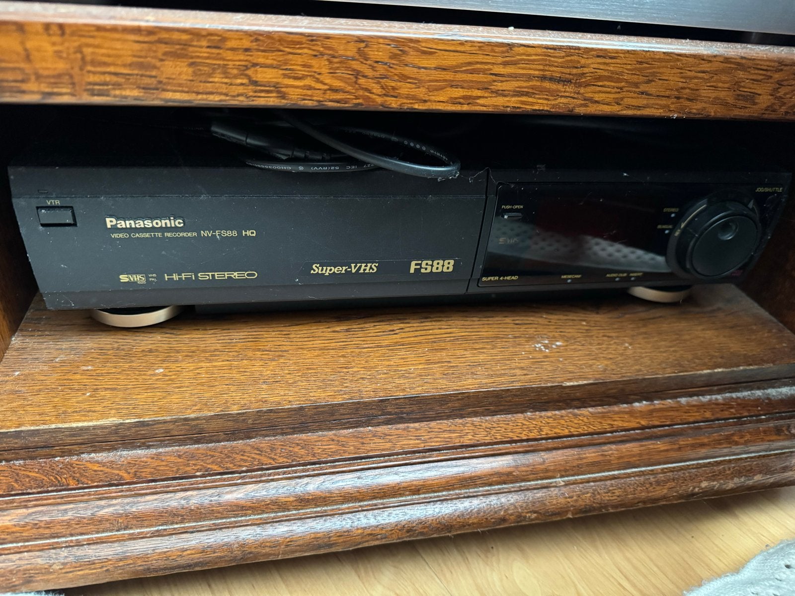 Panasonic NV-FS88 HQ Super-VHS Videorecorder, Audio, Tv en Foto, Ophalen, Gebruikt, VHS-speler of -recorder