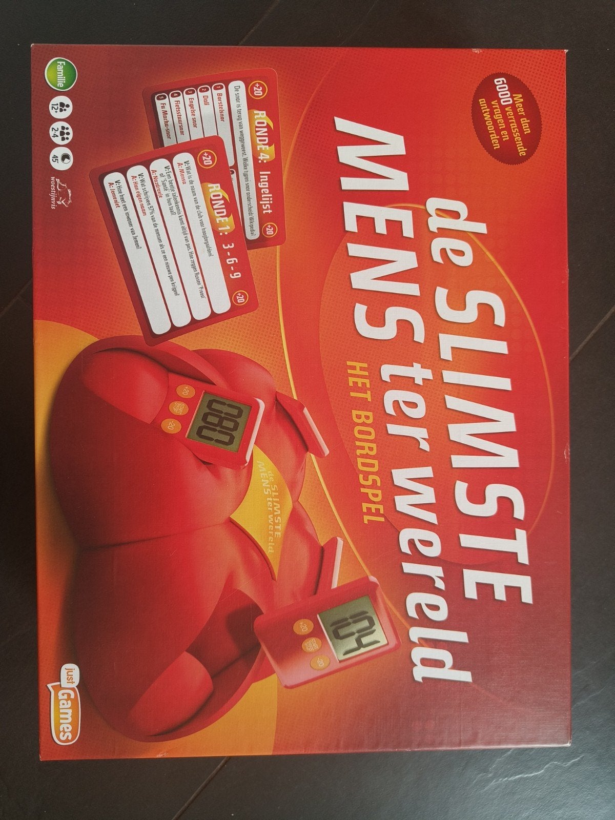 De Slimste Mens ter Wereld - Het Bordspel, Hobby en Vrije tijd, Gezelschapsspellen | Bordspellen, Een of twee spelers, Ophalen of Verzenden