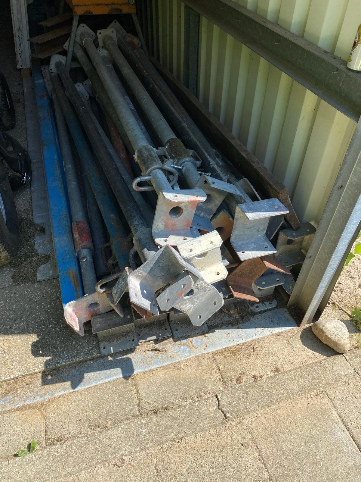 Bouwstempels diverse afmetingen, gebruikt, Ophalen, Gebruikt