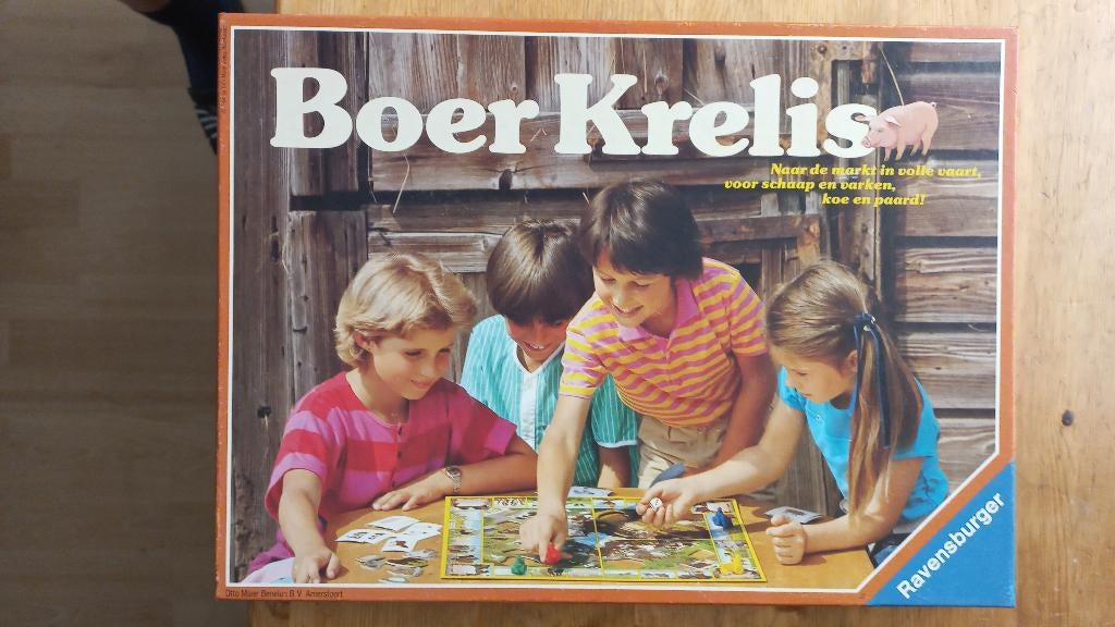 Boer Krelis bordspel, Een of twee spelers, Ophalen of Verzenden, Zo goed als nieuw
