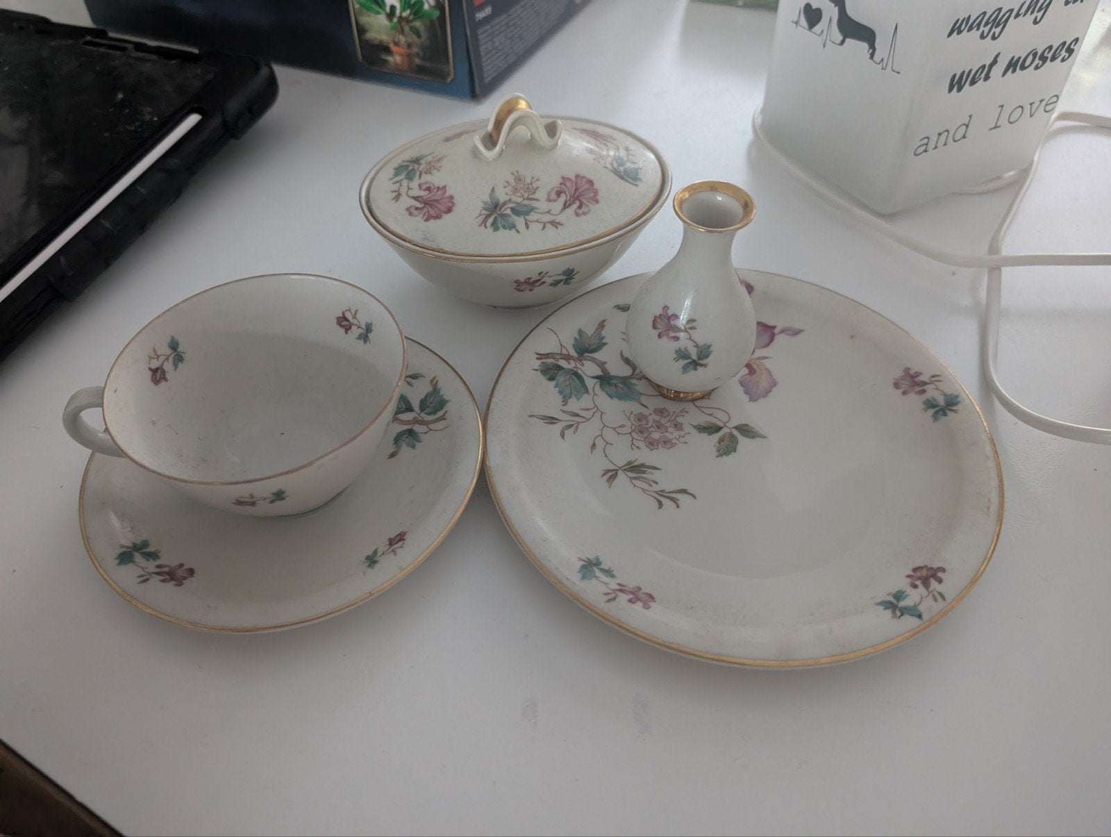 Vintage Krautheim Selb Bavaria theeserviesje, Ophalen of Verzenden