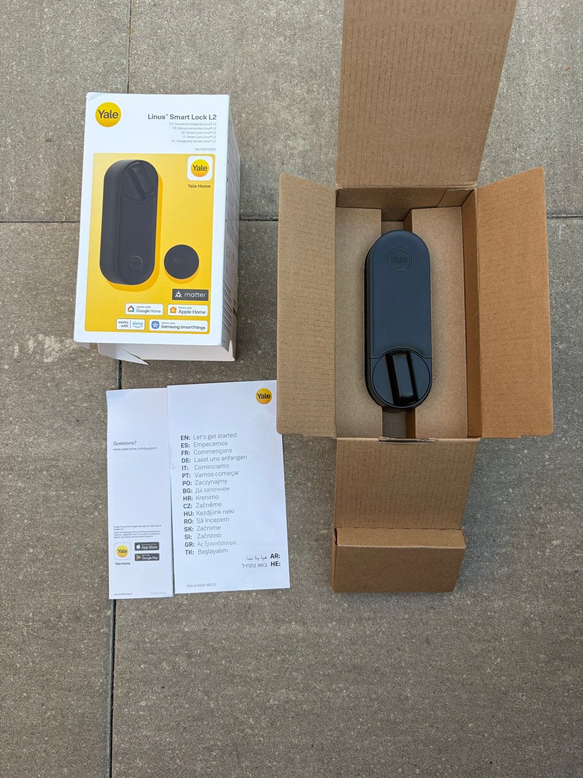 Yale Linus Smart Lock L2 - Nieuw in doos, Ophalen of Verzenden, Nieuw, Overige materialen, Slot