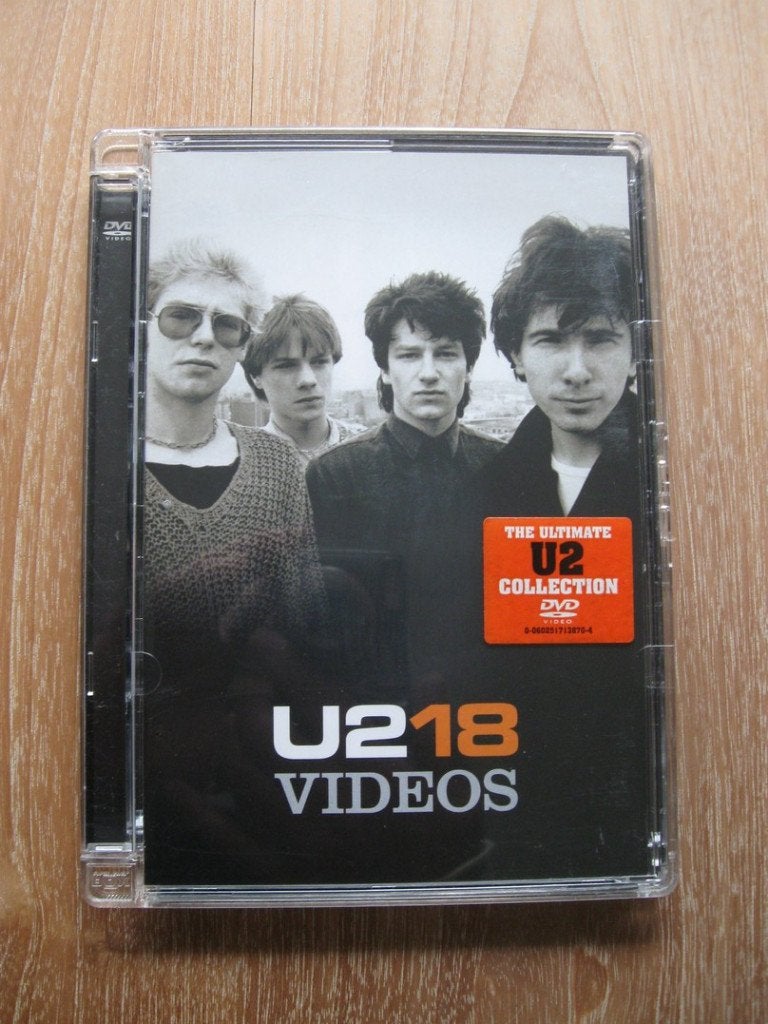 DVD U2 - 18 Videos, Alle leeftijden, Ophalen of Verzenden, Zo goed als nieuw, Muziekvideo's