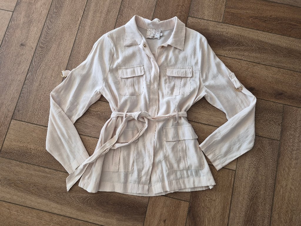 Prachtig blouse jasje van Aaiko, maat L, Kleding | Dames, Aaiko, Beige, Maat 42/44 (L), Ophalen of Verzenden