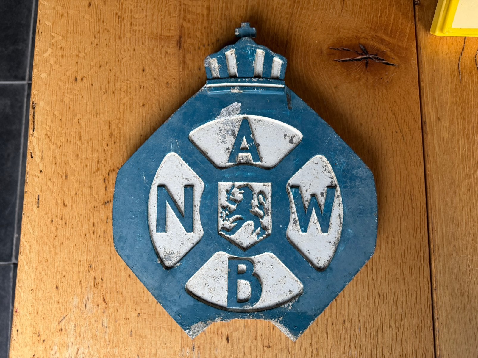 Anwb bord reclamebord, Ophalen of Verzenden, Zo goed als nieuw, Reclamebord