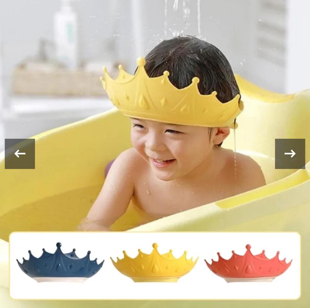 Baby douchekapje kroon - shampoo uitspoel hulp, Overige merken, Overige typen, Nieuw, Ophalen of Verzenden