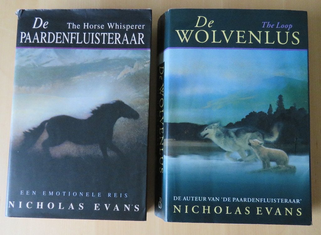 Nicholas Evans - De Paardenfluisteraar en De Wolvenlus, Ophalen, Gelezen, Nicholas Evans