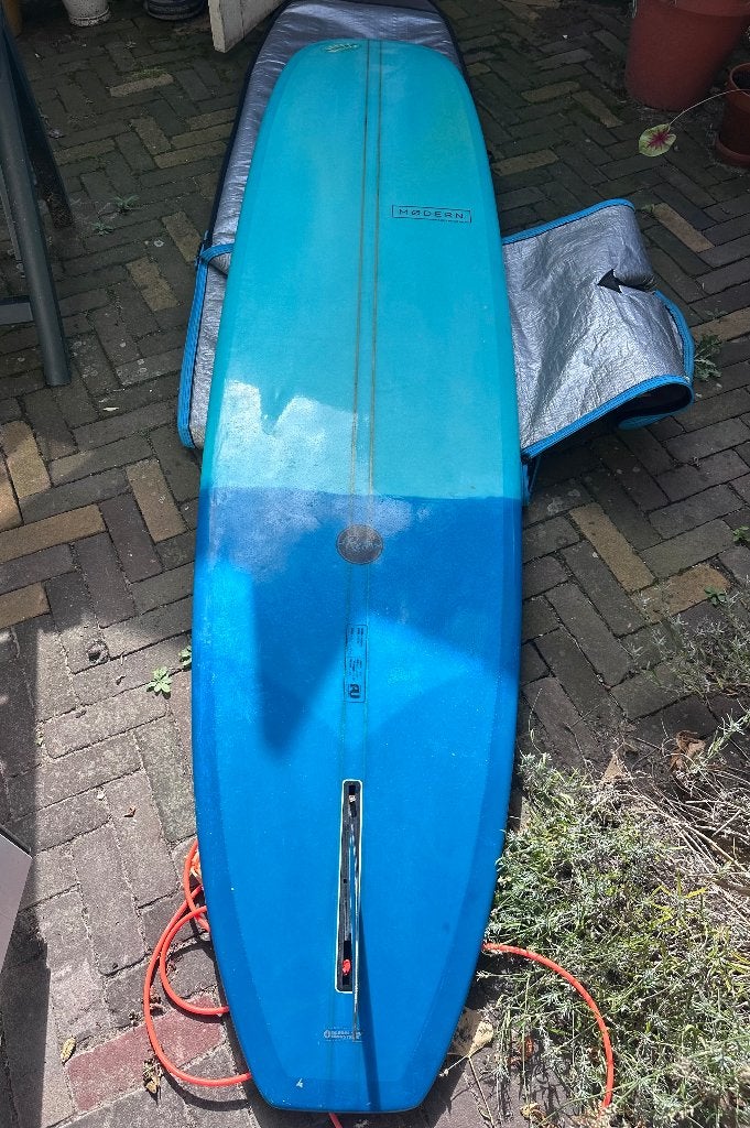 Surfboard longboard, Watersport en Boten, Ophalen, Gebruikt, Longboard, Met vinnen