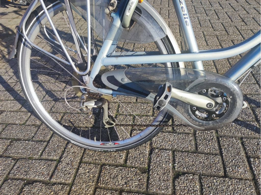 Gazelle extra hoge damesfiets met 24 speed, Gebruikt, Niet ingevuld, 56 cm of meer, Niet ingevuld