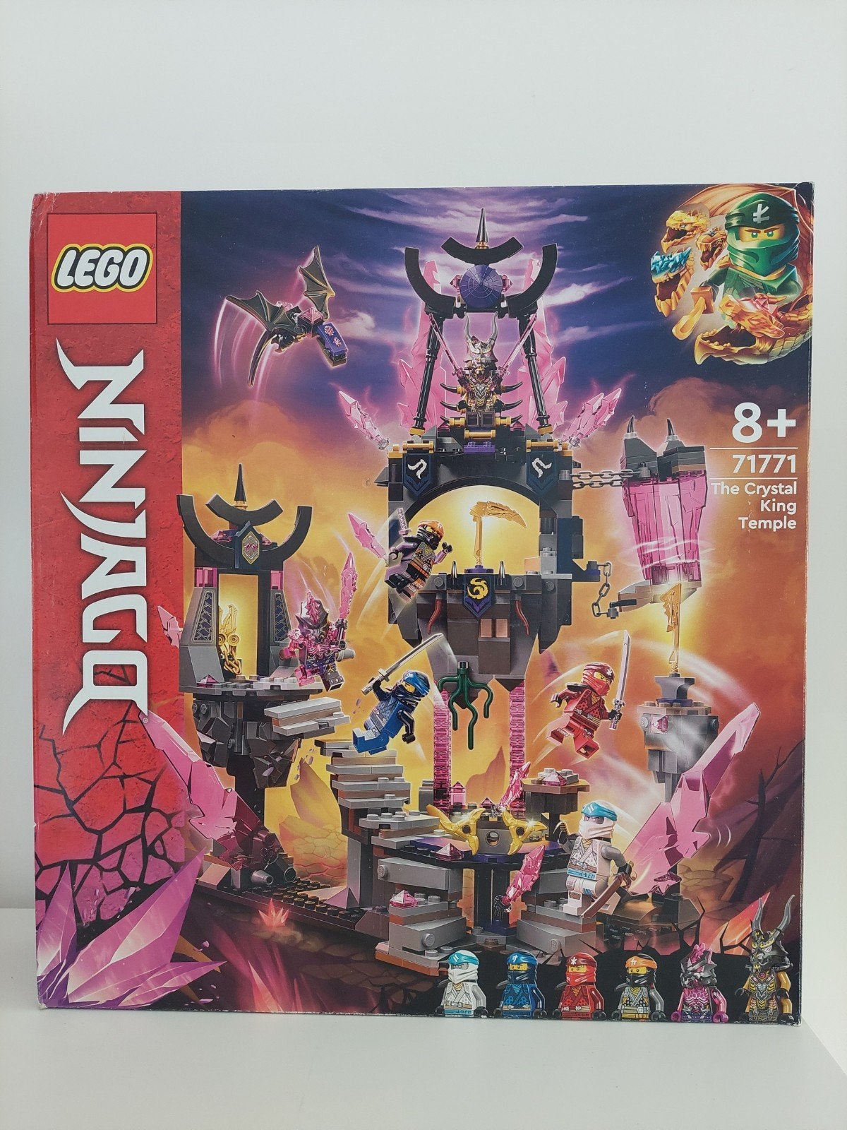 lego ninjago 71771 tempel van de kristalkoning, Lego, Ophalen of Verzenden, Zo goed als nieuw, Ninjago