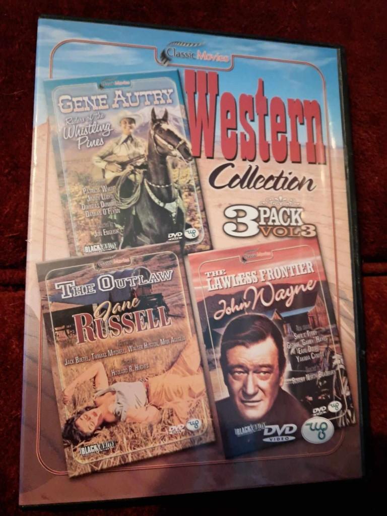 Western collection 3 pack vol 3 op dvd, Ophalen, Alle leeftijden, Zo goed als nieuw, 1940 tot 1960