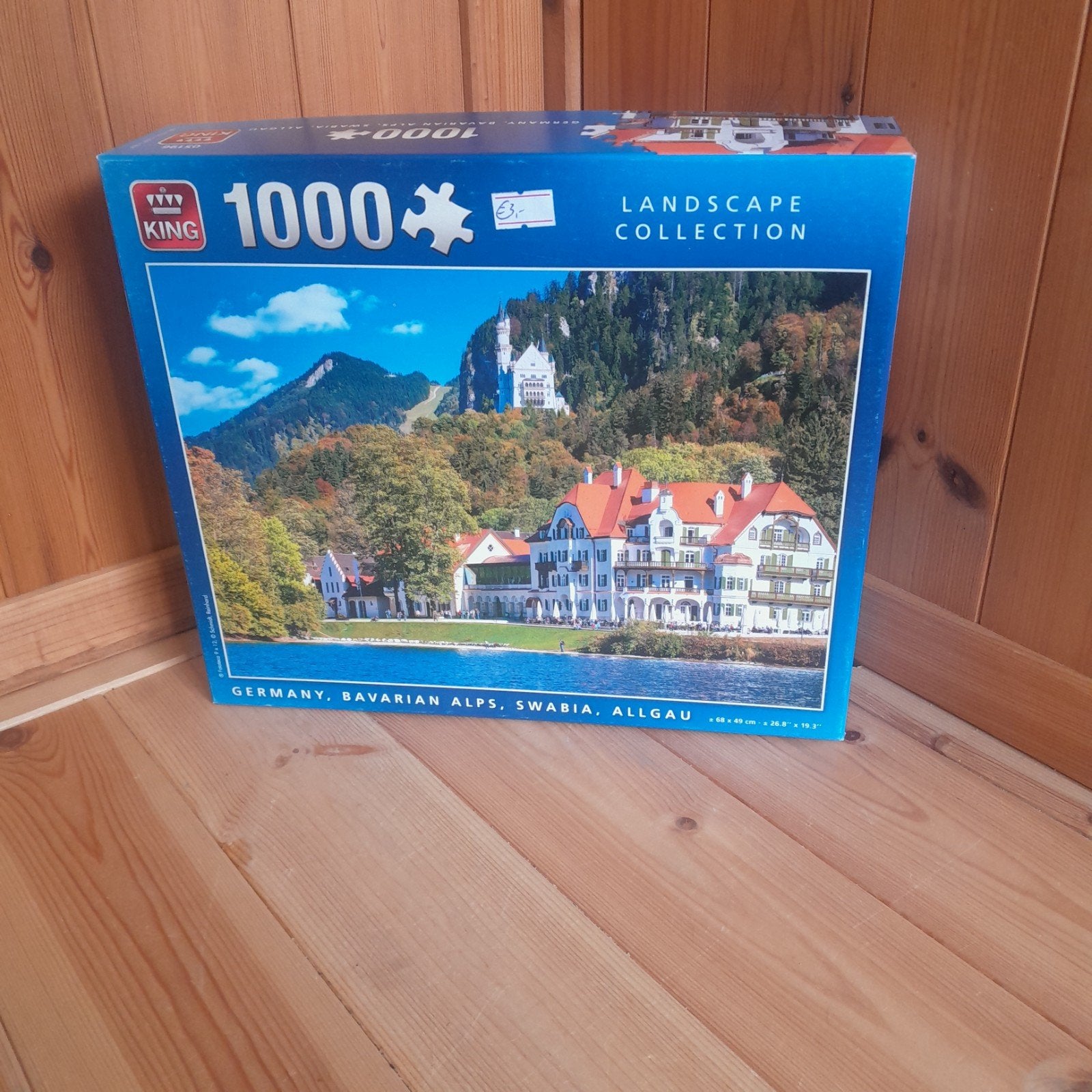 King Legpuzzel 1000 stukjes - Landschapscollectie, Ophalen of Verzenden
