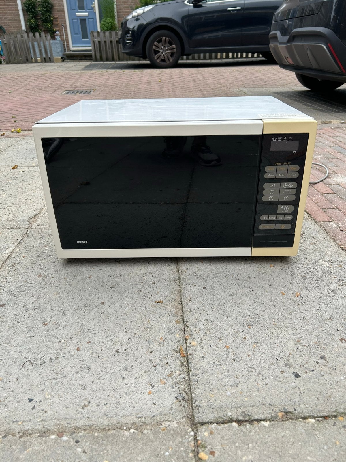 ATAG Magnetron met Draaiplateau, Witgoed en Apparatuur, Ophalen, Gebruikt, 60 cm of meer, Magnetron