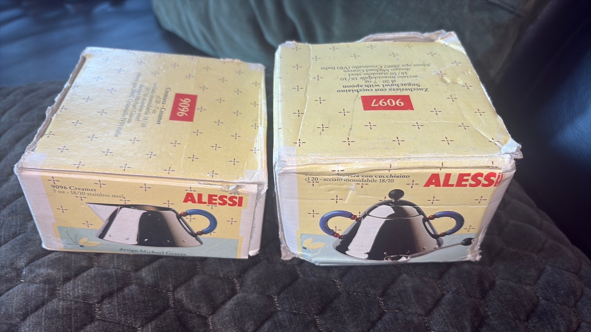 Nieuw Alessi Creamer + Suikerpot - Graves, Ophalen, Nieuw
