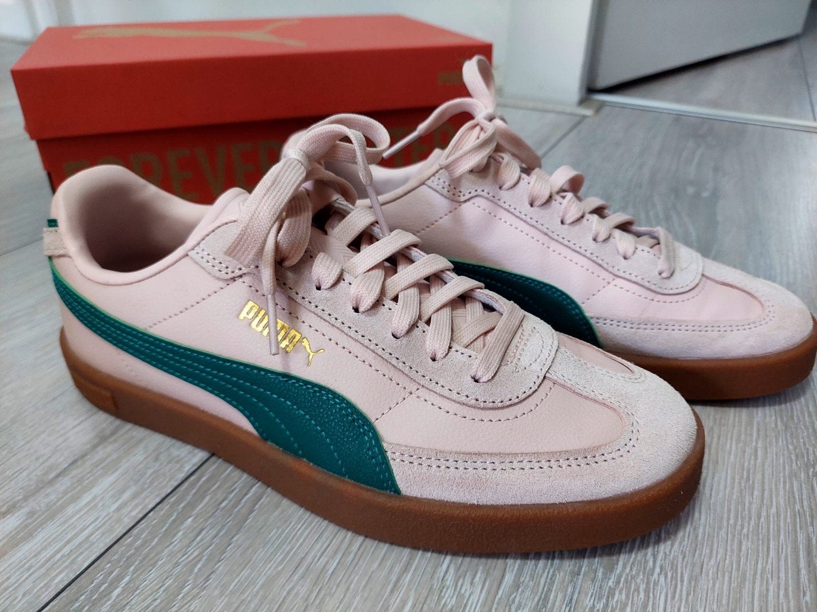 PUMA Club II Era sneakers roze – maat 40 – nieuw met doos, Puma, Nieuw, Ophalen of Verzenden, Sneakers of Gympen