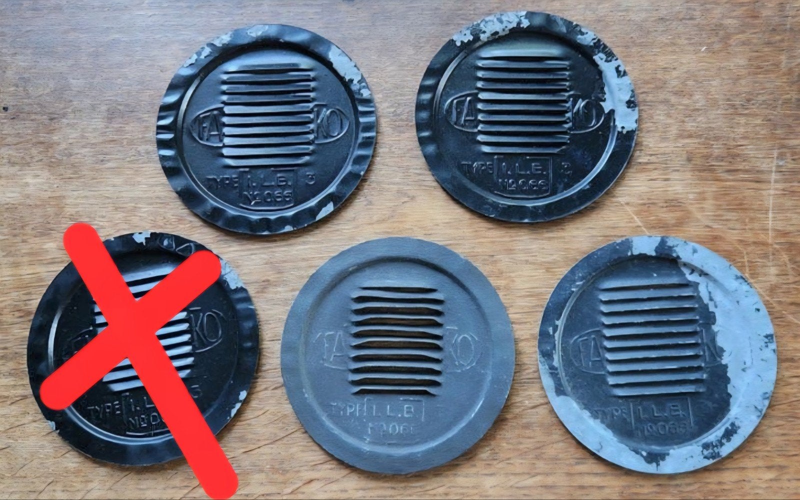 FAKO NOS verduisteringsplaatje WW2 fietslamp, Fietsen en Brommers, Verzenden, Nieuw