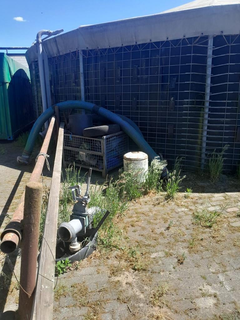 Gaasmat silo 580m3 - voor onderdelen of waterbasin, Ophalen