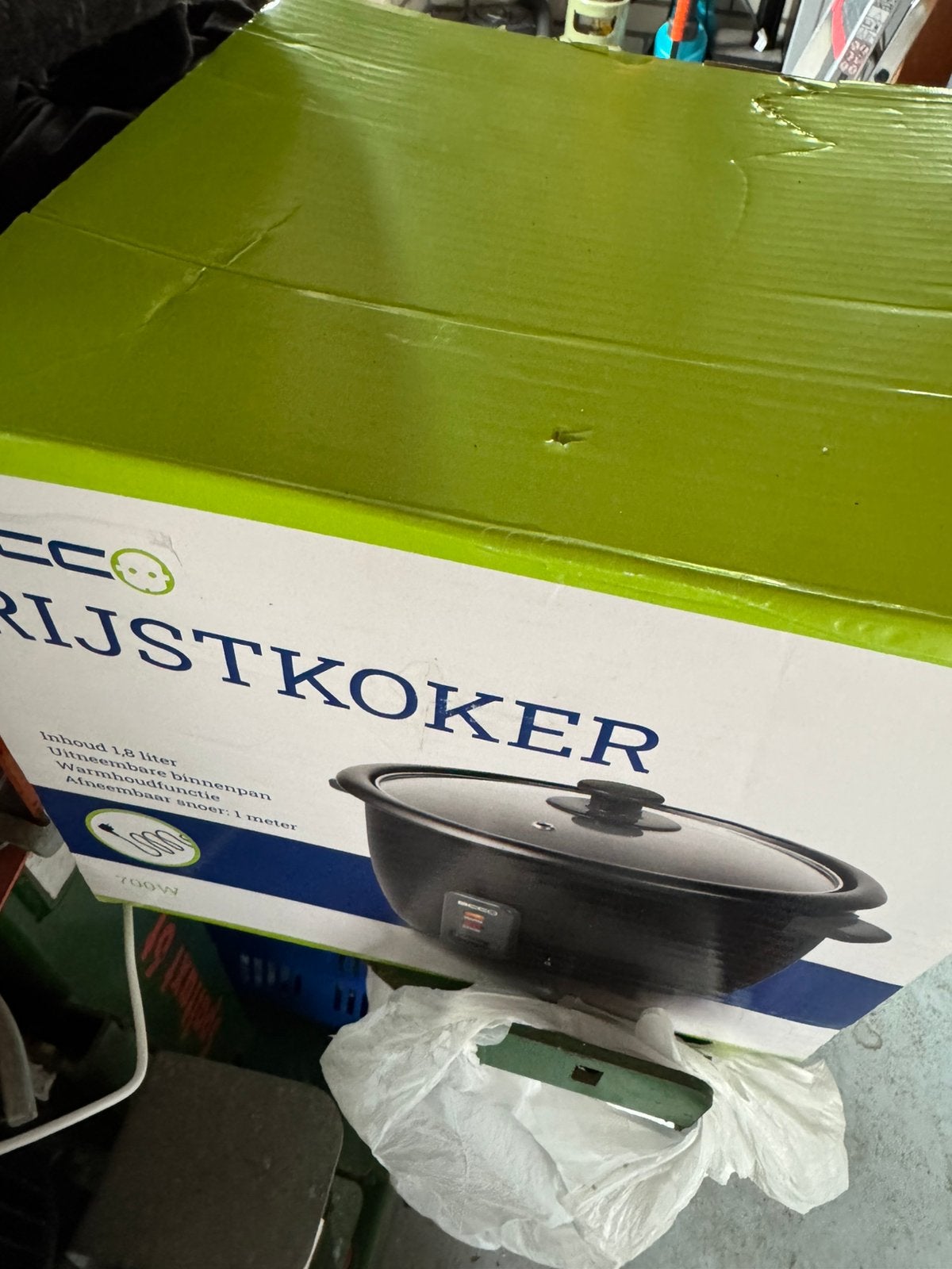 Rijstkoker nieuw, Ophalen, Nieuw