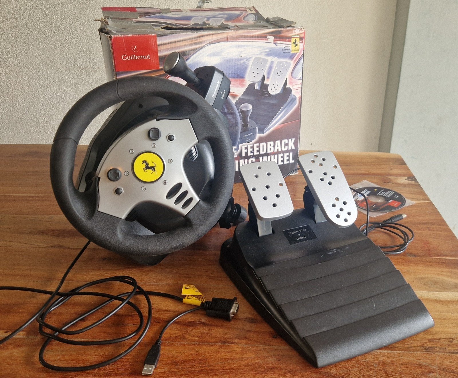 Guillemot Force Feedback Racing Wheel Ferrari PC, Spelcomputers en Games, 1 speler, Racen en Vliegen, Virtual Reality, Ophalen of Verzenden
