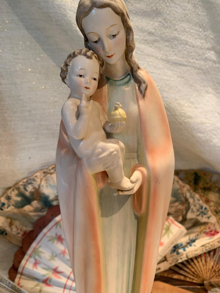 Grote Goebel Maria met Kind beeld uit de jaren '30, Ophalen of Verzenden
