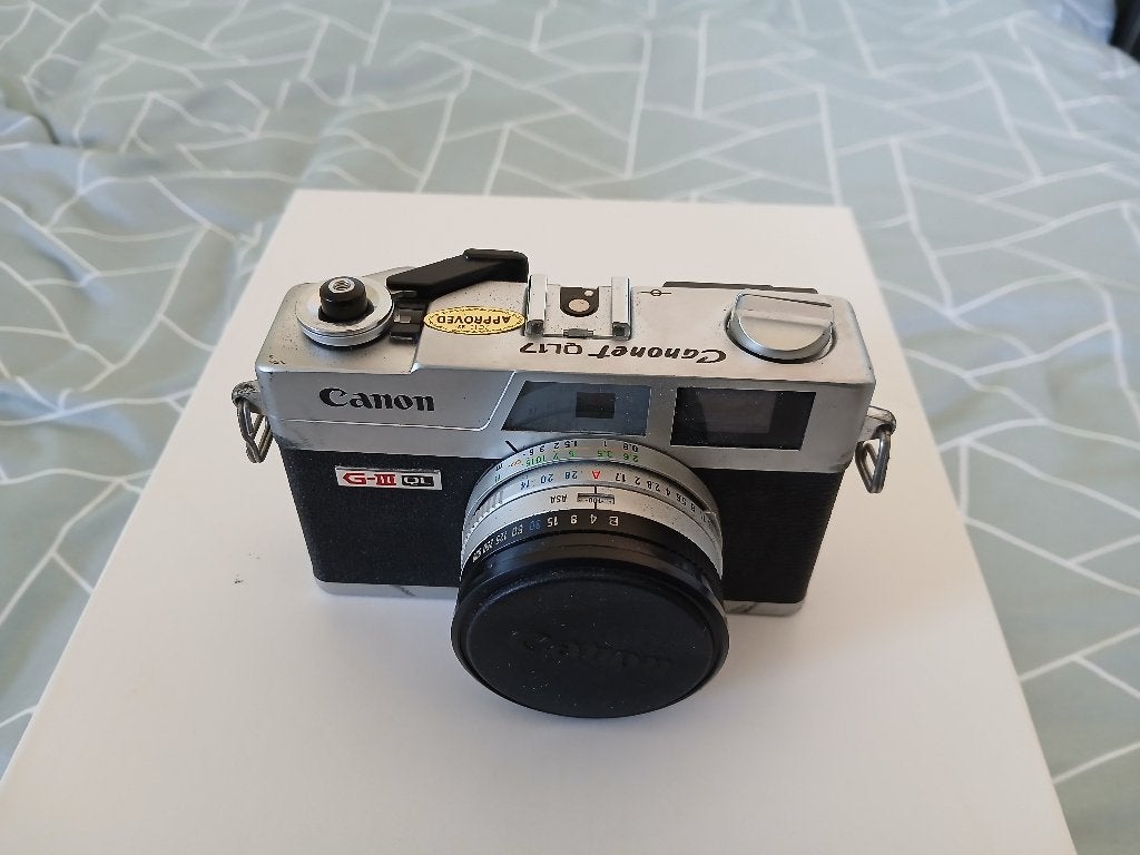 Canon G-III QL17 Camera met originele opberghoesje, Ophalen of Verzenden, Gebruikt, Compact, Canon