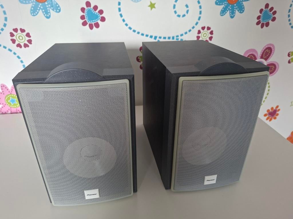 Pioneer S-L5V-K speakers, Gebruikt, Minder dan 60 watt, Front, Rear of Stereo speakers, Ophalen