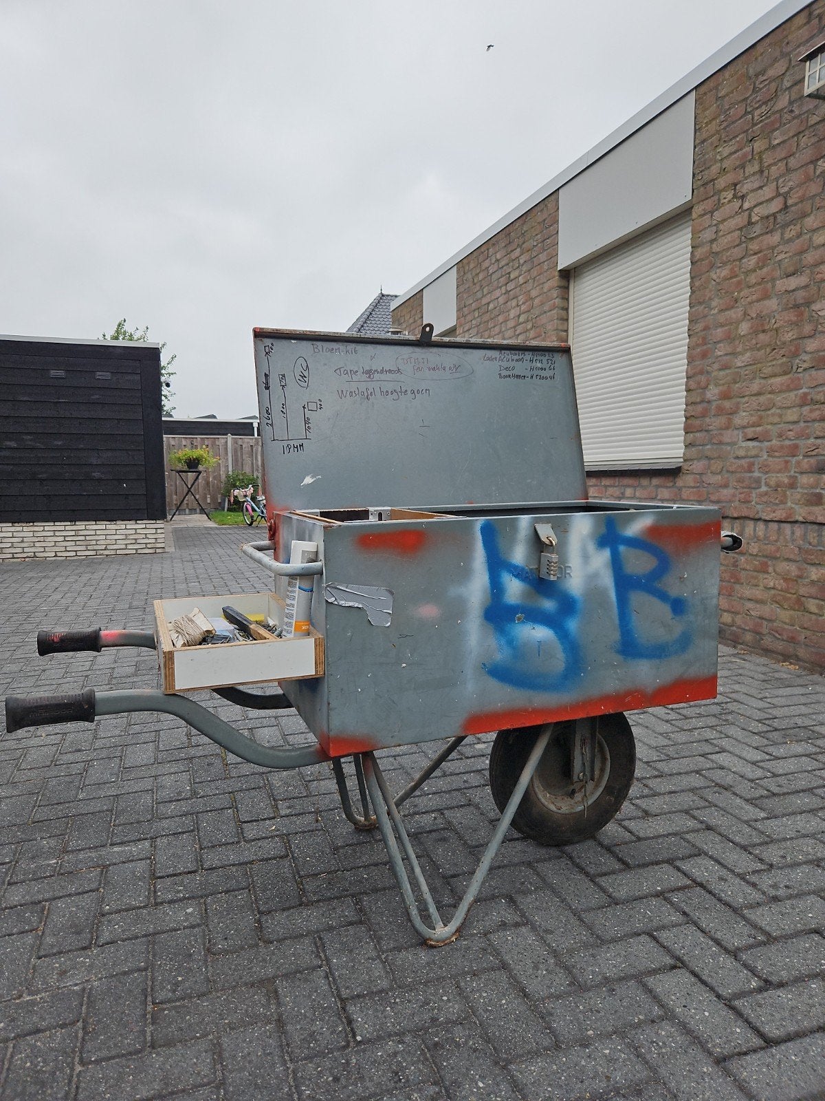 Gereedschapskist op wielen - Zonder gereedschap, Ophalen