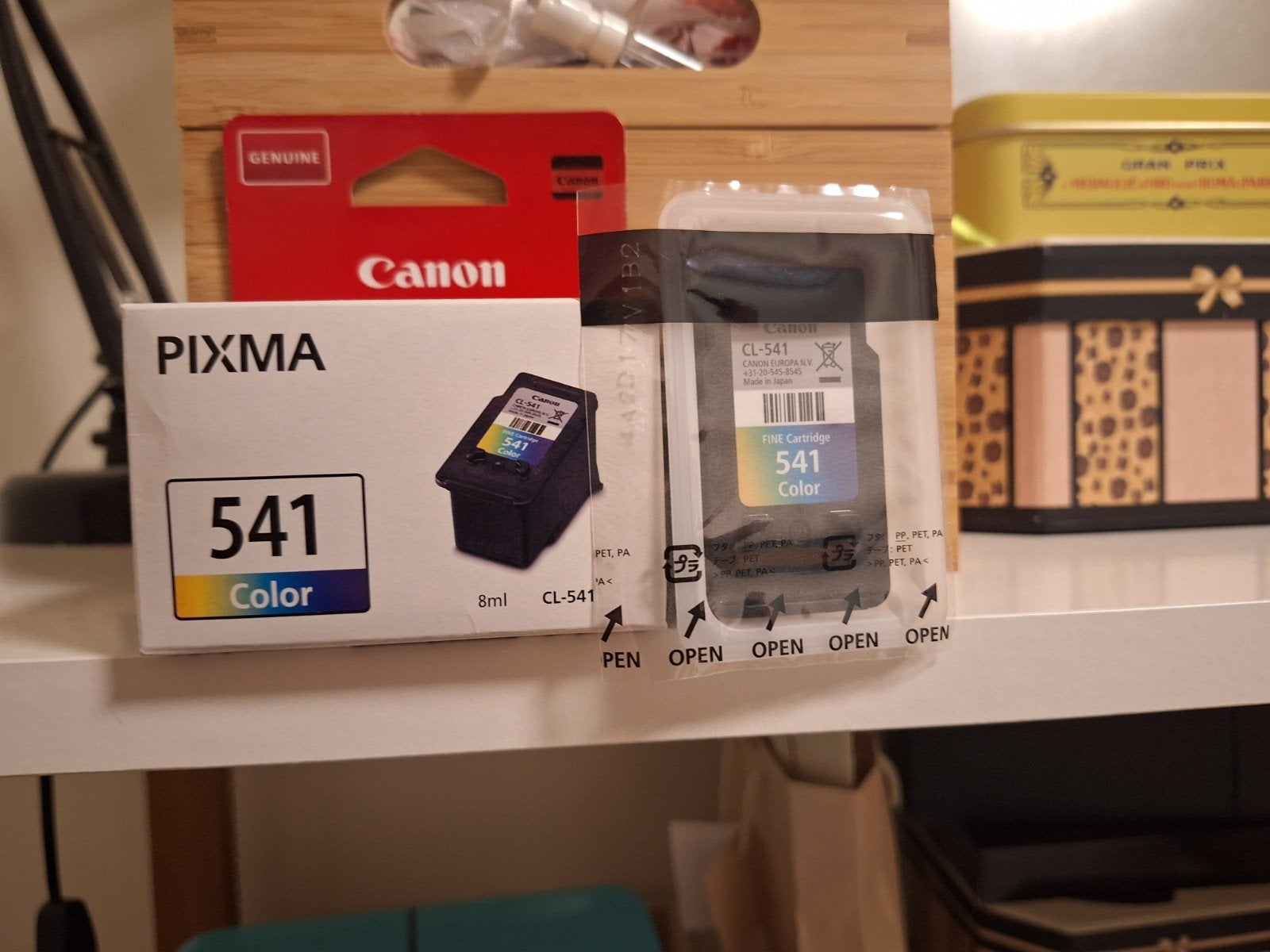 2x Canon Pixma 541 Color inktcartridge - Nieuw, Computers en Software, Ophalen of Verzenden, Nieuw, Cartridge, Canon