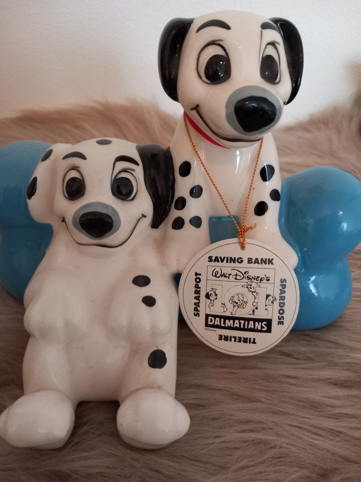 Walt Disney spaarpot dalmatiers, Ophalen of Verzenden, Nieuw, Beeldje of Figuurtje