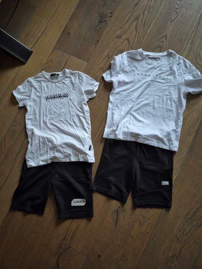 2 zomerse setjes jongen maat 158/164 Napapijri en Jack&Jones, Ophalen of Verzenden, Jongen