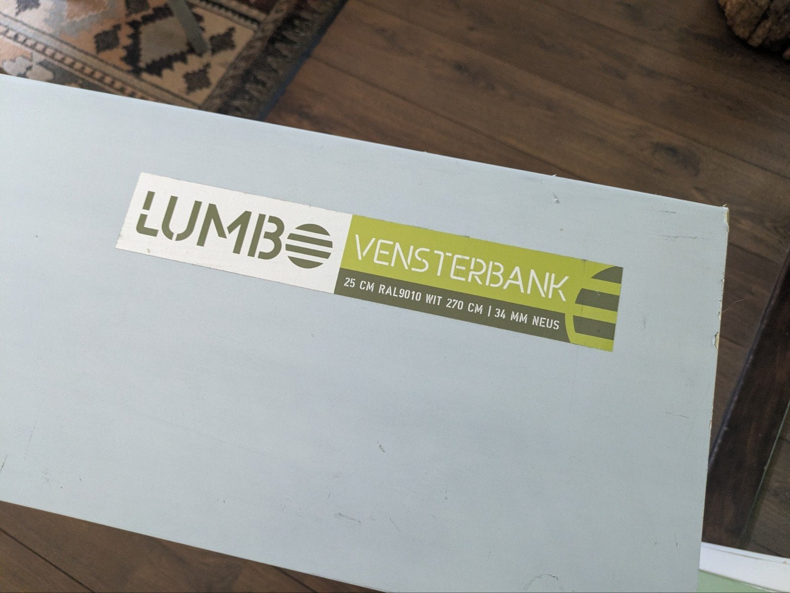 LUMBO overzet vensterbank 270x25, Ophalen, Nieuw