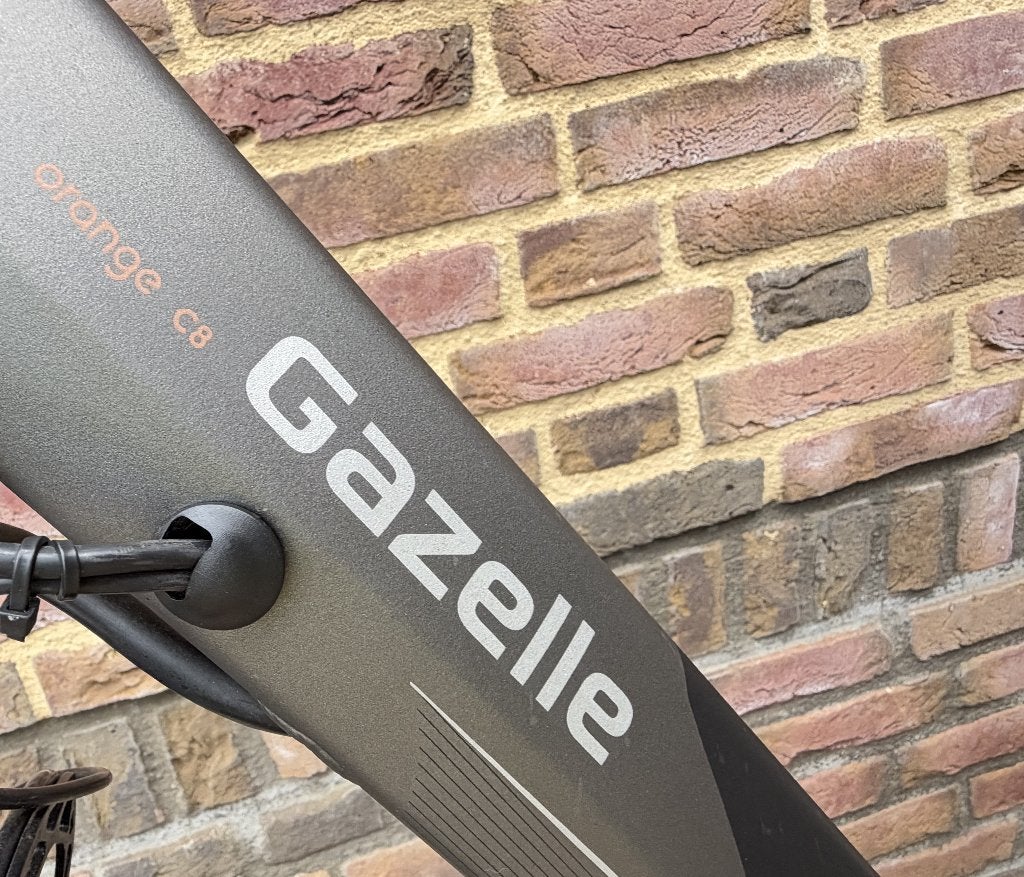 Gazelle Orange C8 / 53 cm. Gold accu / Panasonic motor, 53 tot 56 cm, Gazelle, Velgrem, Ophalen of Verzenden