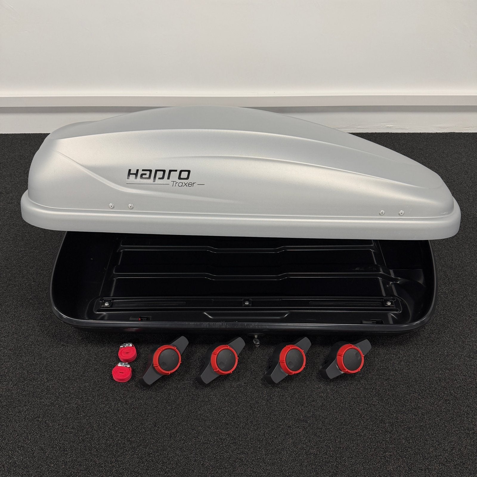 Hapro dakkoffer Traxer 4.6 370 liter NIEUW IN DOOS!, Auto diversen, Dakkoffers, Ophalen, Zo goed als nieuw
