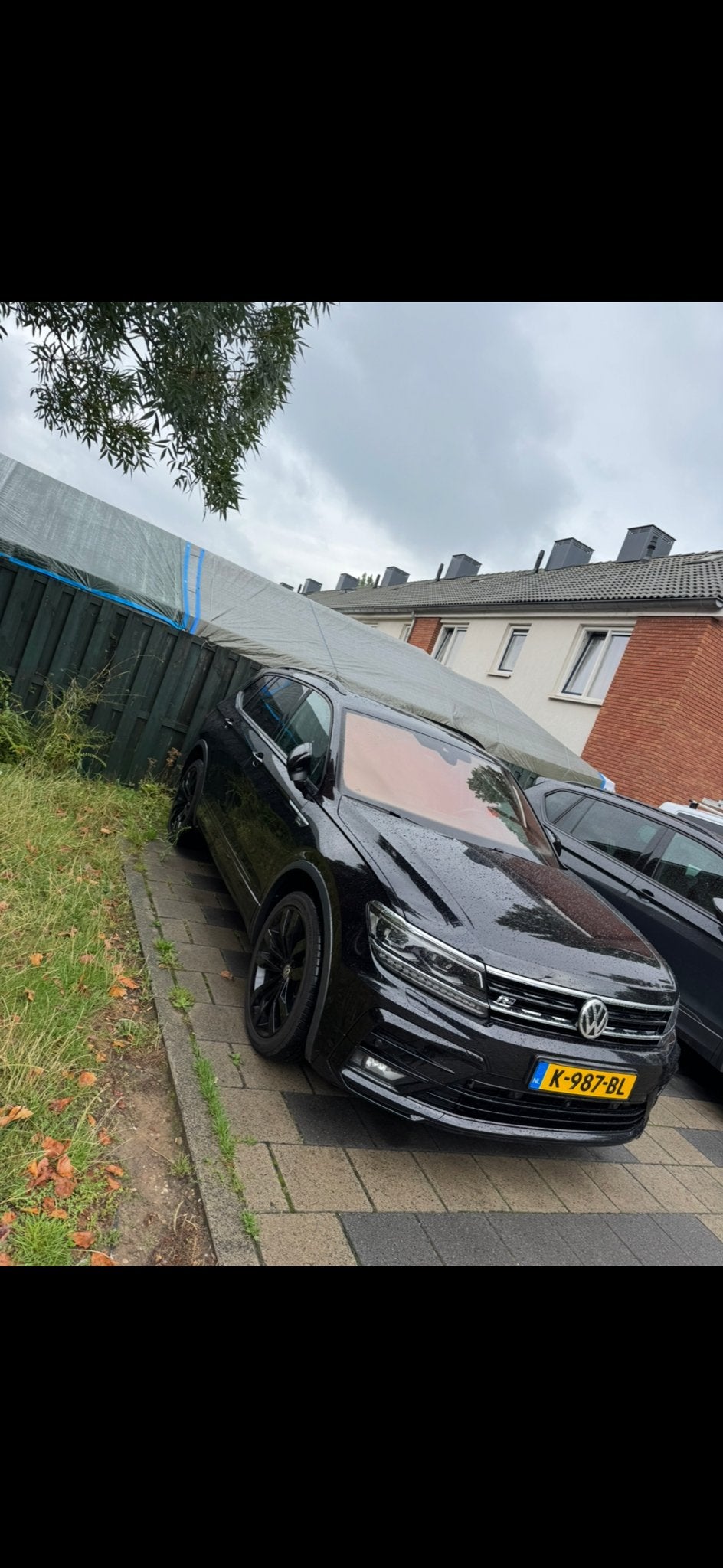Volkswagen Tiguan 2.0 TSI 190pk 4MOTION 7-DSG 2019 Zwart, Auto's, Zwart, 1984 cc, Zwart, Leder
