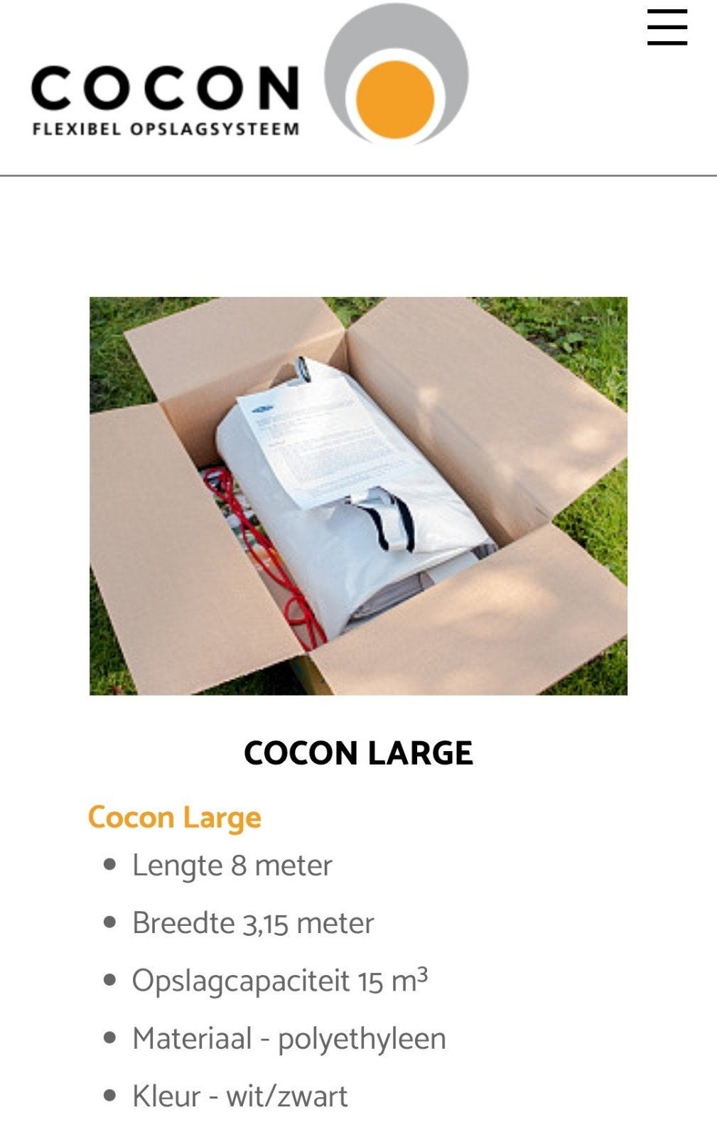 COCON Flexibel Opslagsysteem - Meubelopslag Tuin, Ophalen, Zo goed als nieuw, Kunststof, Overige typen