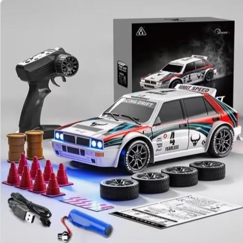 RC Lancia drift auto 4WD NIEUW, Ophalen of Verzenden, Nieuw, Overige schalen, Auto onroad