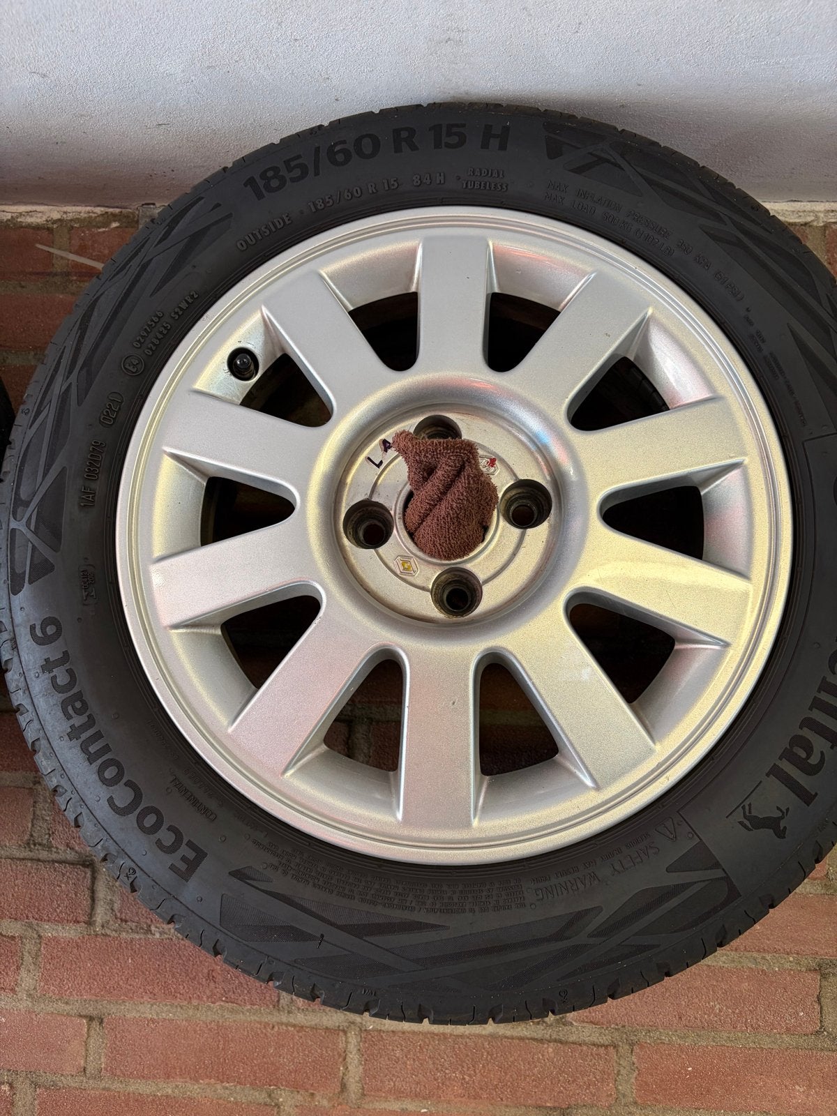 Renault Megane Cabrio Fase 1/2 Zomerbanden met Velgen + TPMS, Ophalen of Verzenden